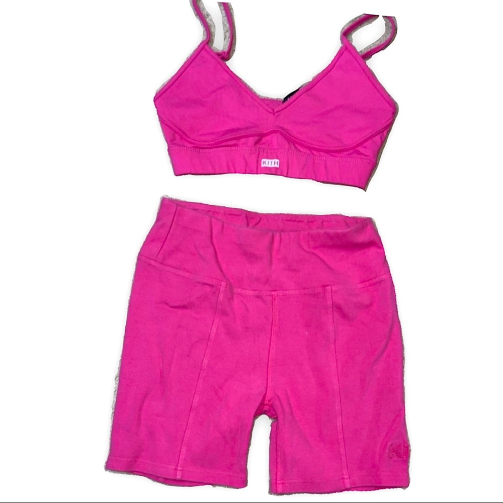 SOLD - Kith Pink Workout Set